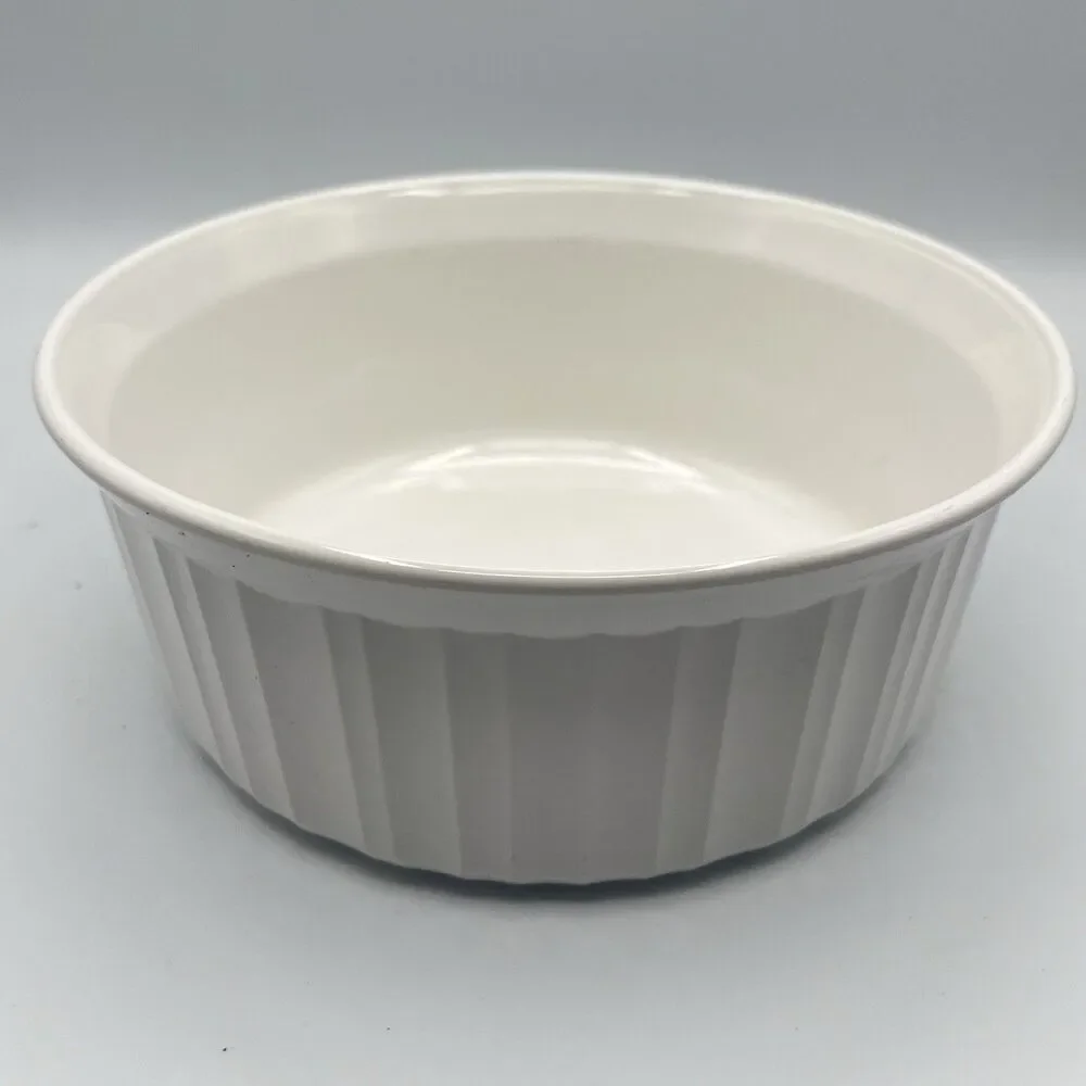 Vintage Corning Ware F-5-B French White 1.6 L Casserole Dish with No Lid